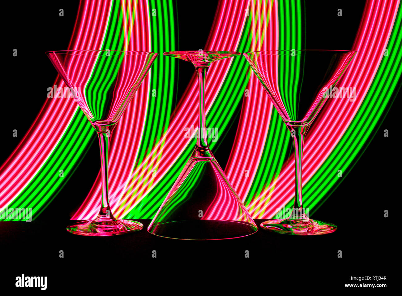 Martini neon light hires stock photography and images Alamy