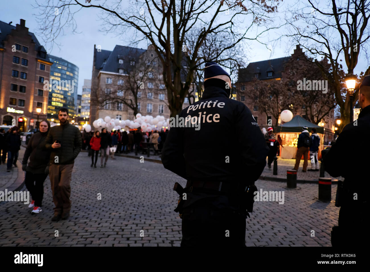 Brussels, Belgium. 1st Mar, 2019. Activists protesting against executions. Credit: ALEXANDROS MICHAILIDIS/Alamy Live News Stock Photo