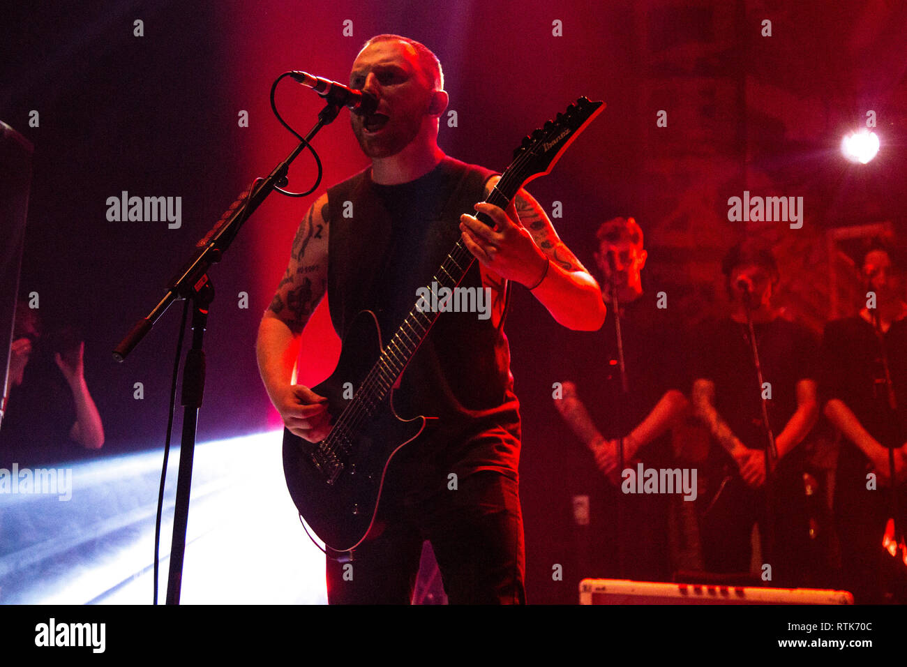 Camden Roundhouse London Uk 1st Mar 2019 While She Sleeps Performs At Camden Roundhouse On 1st alamy