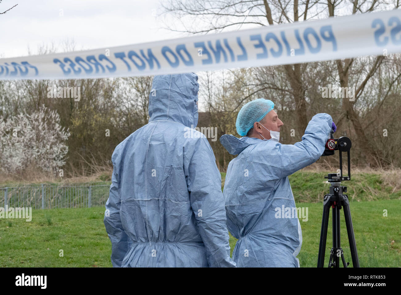 Harold Hill London, UK. 2nd March 2019 A seventeen year old girl was stabbed to death in a park in Harold Hill London. Police investigations are continuing Credit: Ian Davidson/Alamy Live News Stock Photo