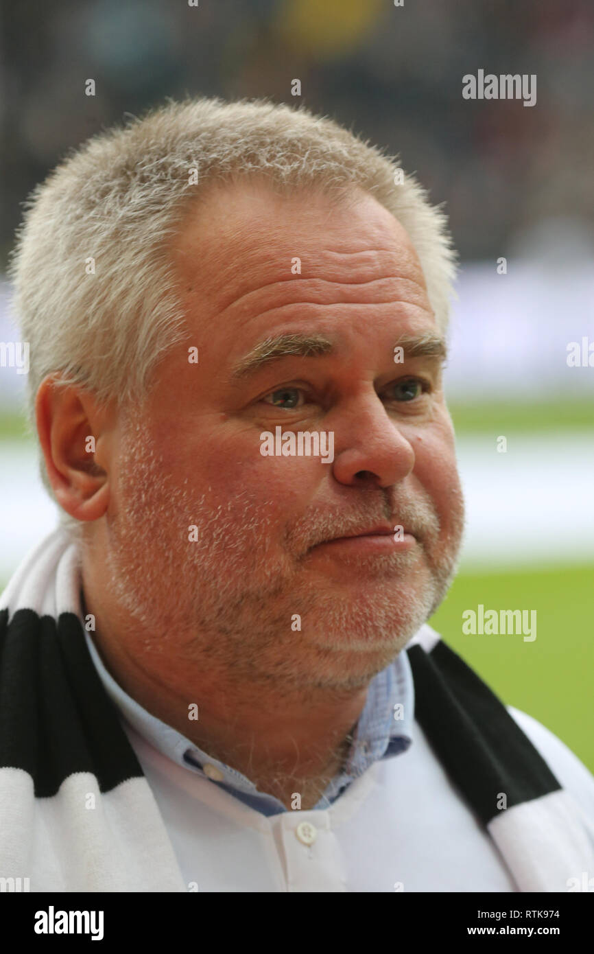 02 March 2019, Hessen, Frankfurt/M.: Soccer: Bundesliga, Eintracht Frankfurt - 1899 Hoffenheim, 24th matchday in the Commerzbank-Arena.computer virus expert and sponsor Jewgeni Walentinowitsch Kasperski in the stadium. Photo: Thomas Frey/dpa - IMPORTANT NOTE: In accordance with the requirements of the DFL Deutsche Fußball Liga or the DFB Deutscher Fußball-Bund, it is prohibited to use or have used photographs taken in the stadium and/or the match in the form of sequence images and/or video-like photo sequences. Credit: dpa picture alliance/Alamy Live News Stock Photo