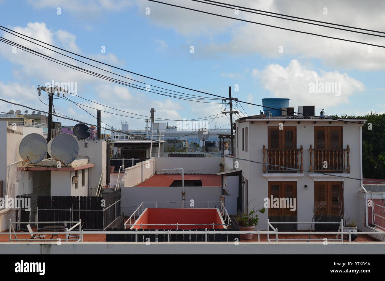 Street view of San Juan, Puerto Rico Stock Photo - Alamy
