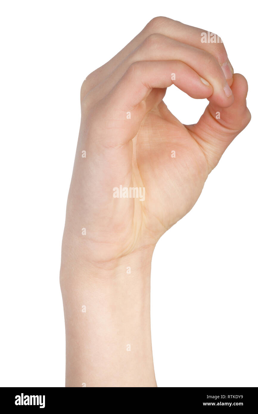 Hand Sign Language Alphabet Deaf High Resolution Stock Photography and