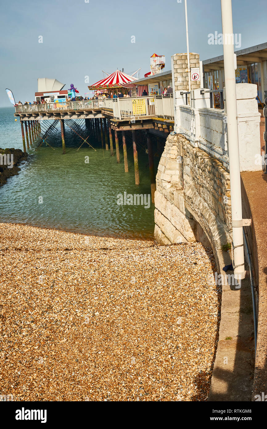Herne Bay pier, Kent, England, united Kingdom, Europe Stock Photo Alamy