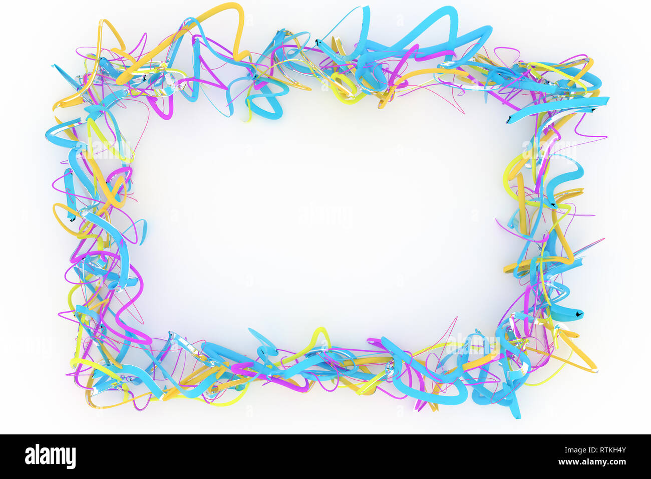 Background abstract, string backdrop virtual paper frame CGI ...