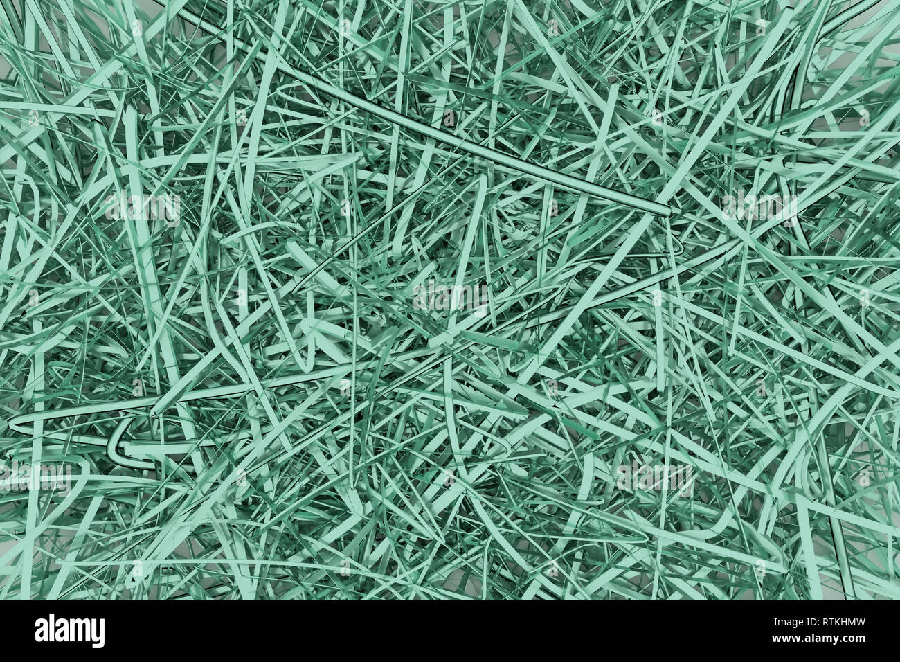 Messy Texture Renders CGI composition, messy strings virtual backdrop, for design texture or ...