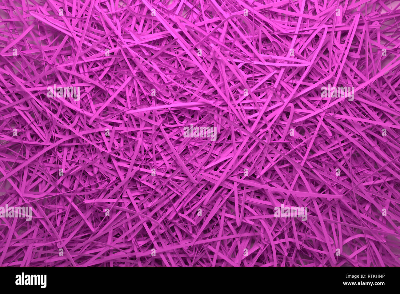 Messy Texture Renders CGI composition, messy strings virtual backdrop, for design texture or ...