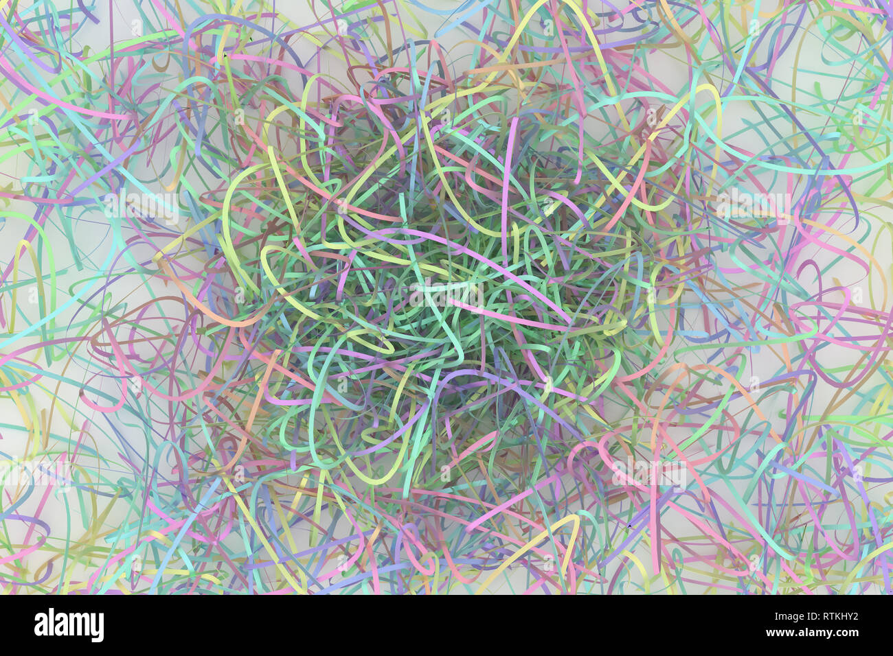 Messy String Map Abstract virtual backdrop messy strings, CGI composition, for web page ...