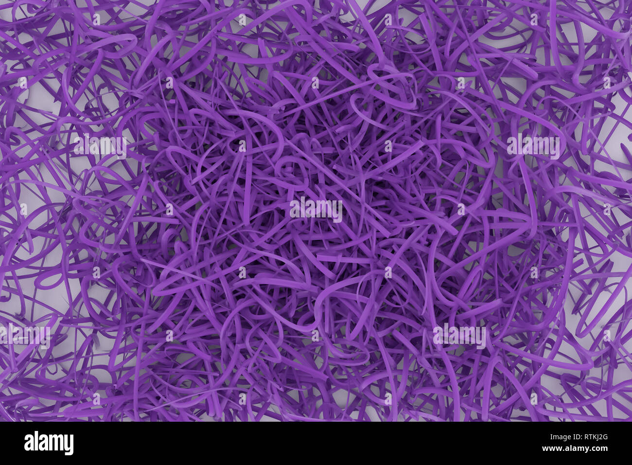 Messy Texture Renders CGI composition, messy strings virtual backdrop, for design texture or ...