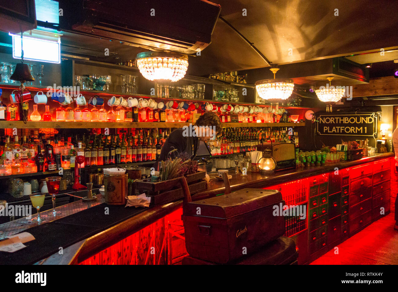 Cahoots Cocktail Bar Kingly Court London England United Kingdom Stock Photo Alamy