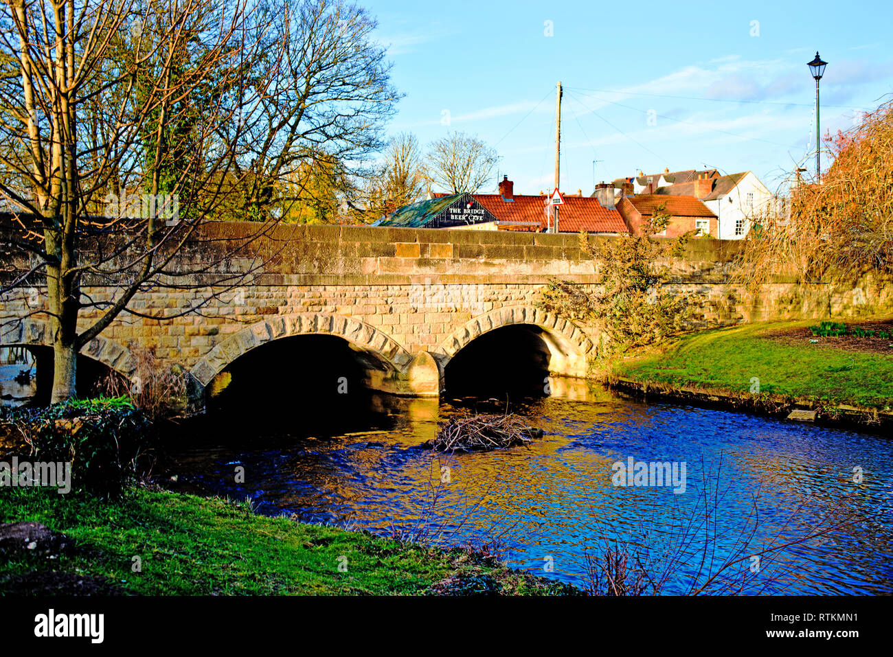 Bedale Beck, Bedale, North Yorkshire, England Stock Photo Alamy