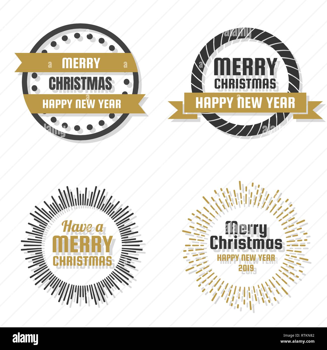 Christmas Vector Logo for banner, poster, flyer Stock Vector Image ...