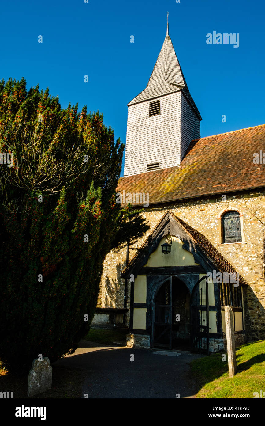 St Mary the Virgin Church, High Street, Kemsing, Kent Stock Photo Alamy