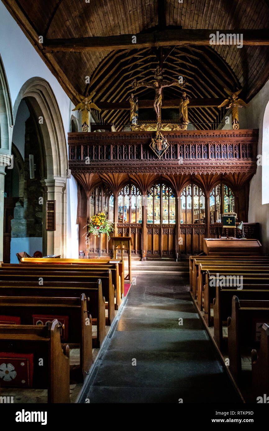 St Mary the Virgin Church, High Street, Kemsing, Kent Stock Photo Alamy