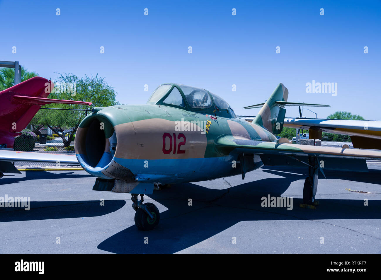 Mikoyan–Gurevich MiG-15UTI Stock Photo