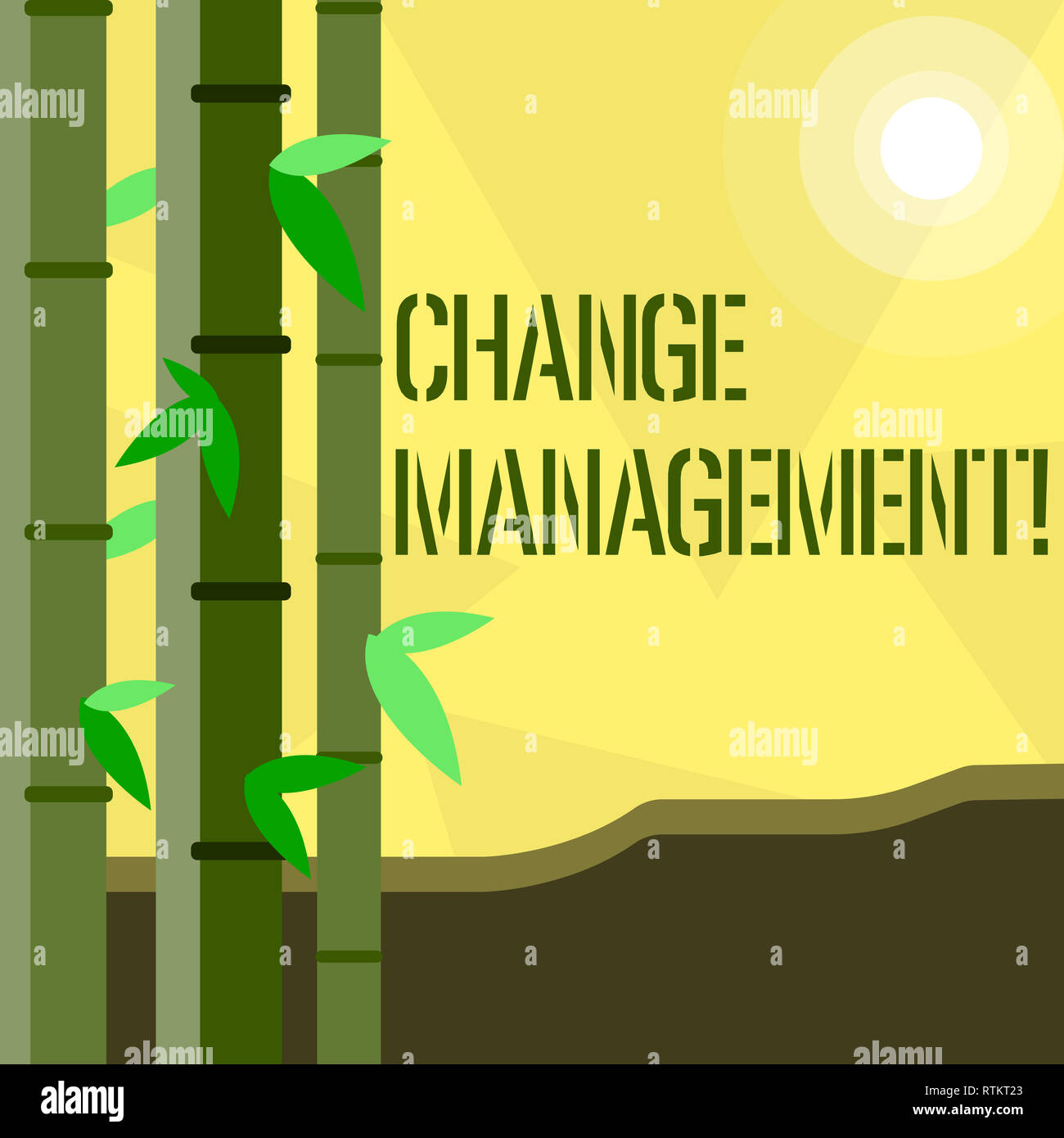 Handwriting text writing Change Management. Concept meaning replace ...