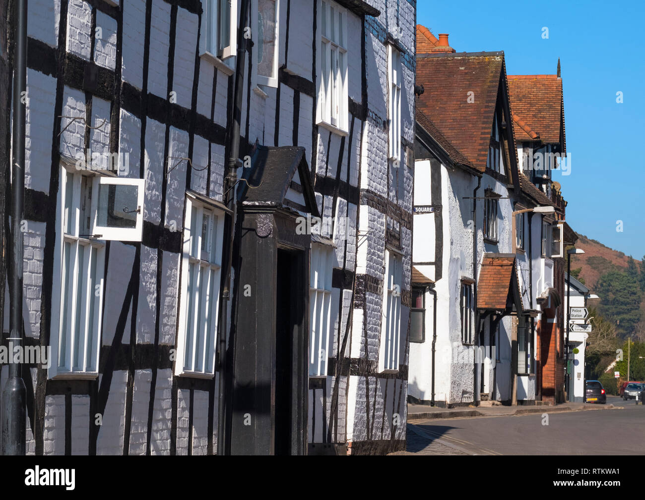 Shropshire town church stretton in hires stock photography and images