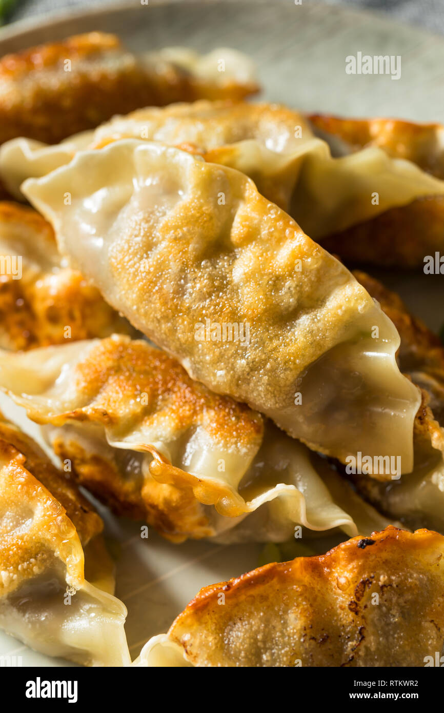 Homemade Korean Mandu Pork Dumplings Ready to Eat Stock Photo Alamy