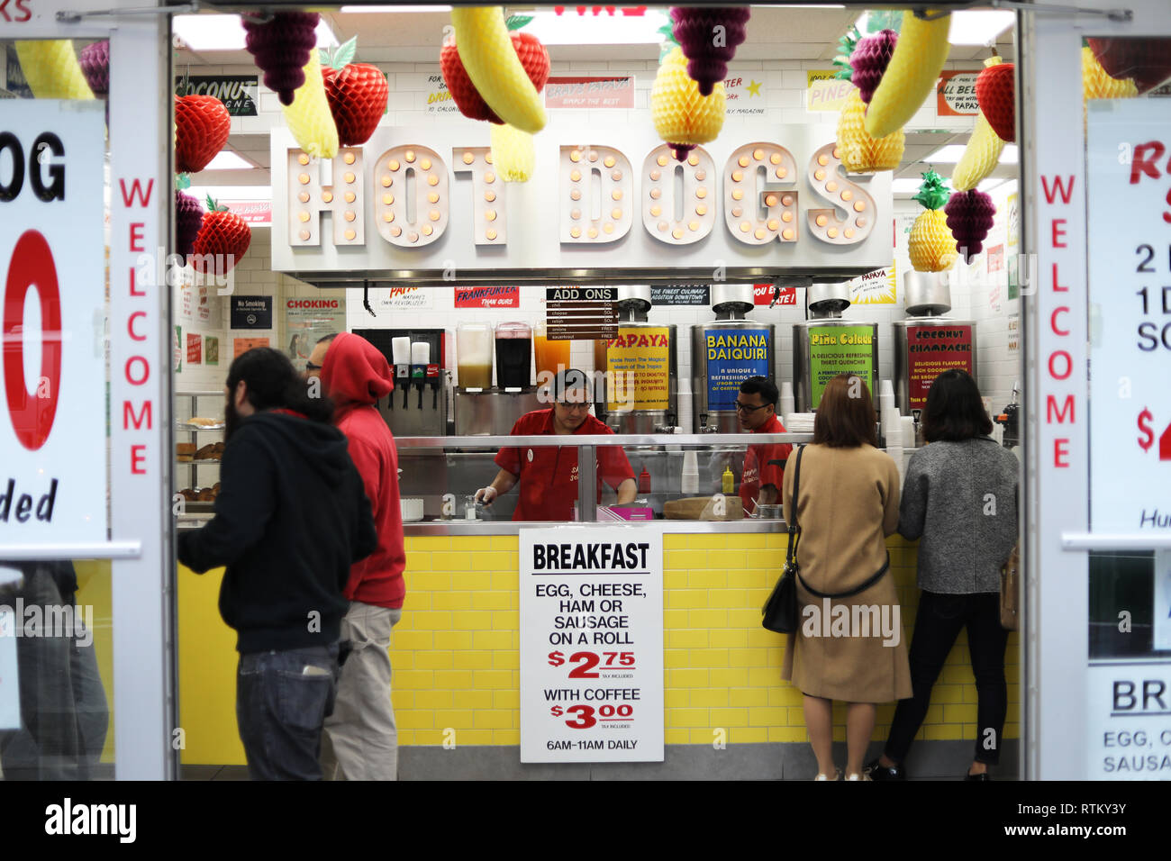 New York City, NY March 07 2017 Unidentified working staff of