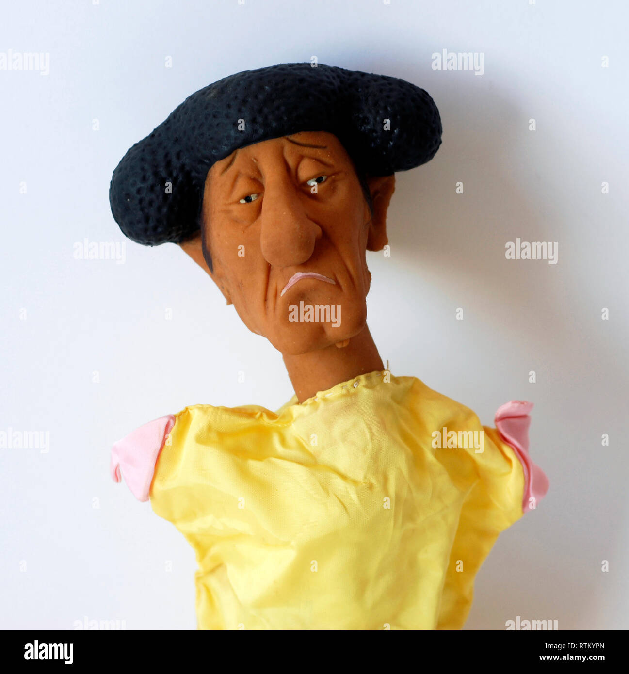 Funny puppet puppet Spanish bullfighter Stock Photo Alamy