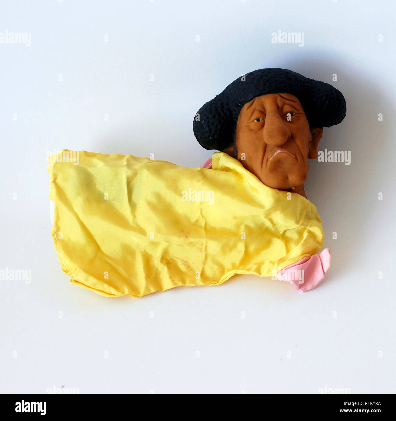 Funny puppet puppet Spanish bullfighter Stock Photo Alamy