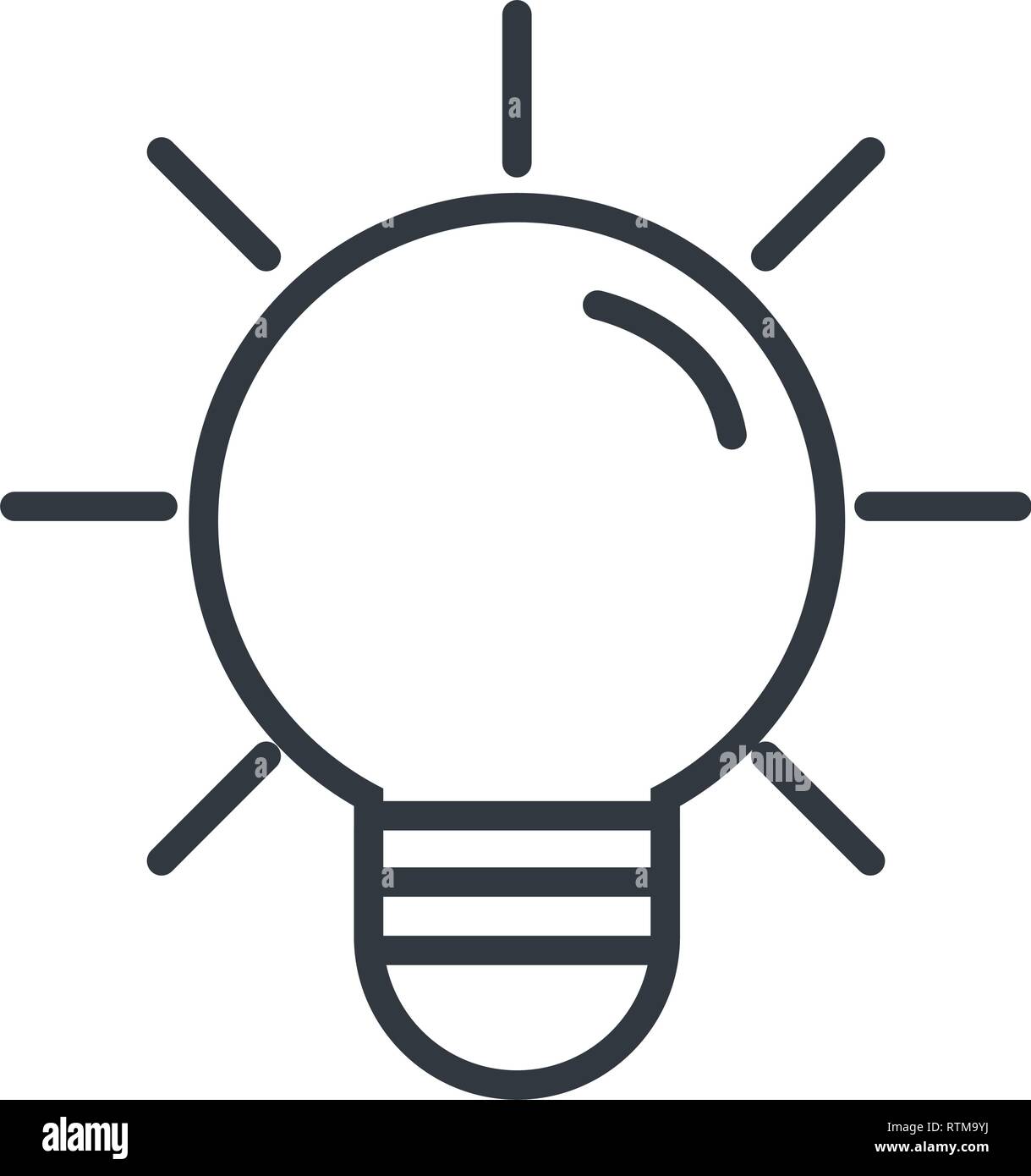 lightbulb idea cartoon Stock Vector Image & Art - Alamy