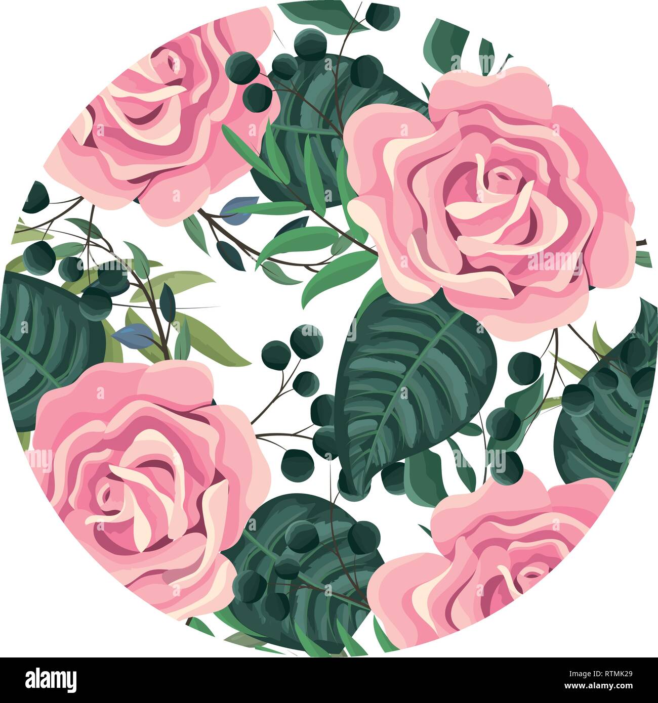 Spring floral frame Stock Vector Image & Art - Alamy