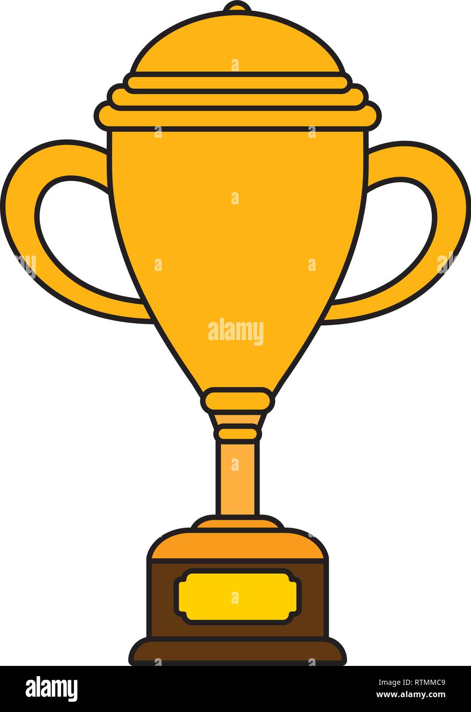 Trophy cup award symbol Stock Vector Image & Art - Alamy