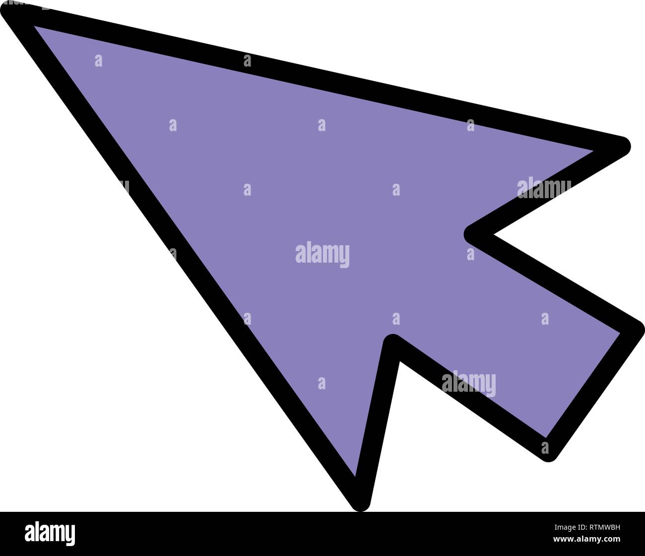 arrow mouse cursor icon vector illustration design Stock Vector Image ...
