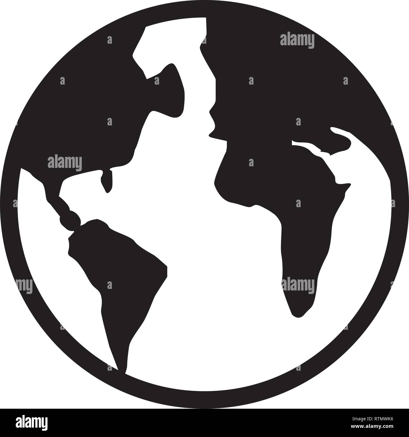 world planet earth icon vector illustration design Stock Vector Image ...