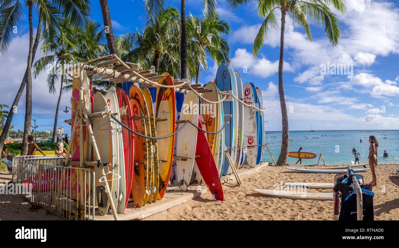Surf shop hawaii hires stock photography and images Alamy