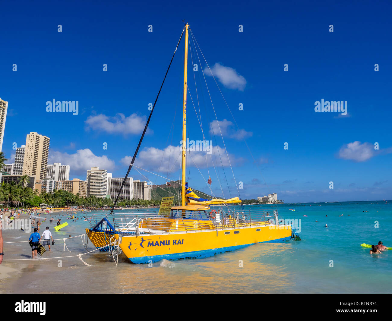 catamarans in waikiki