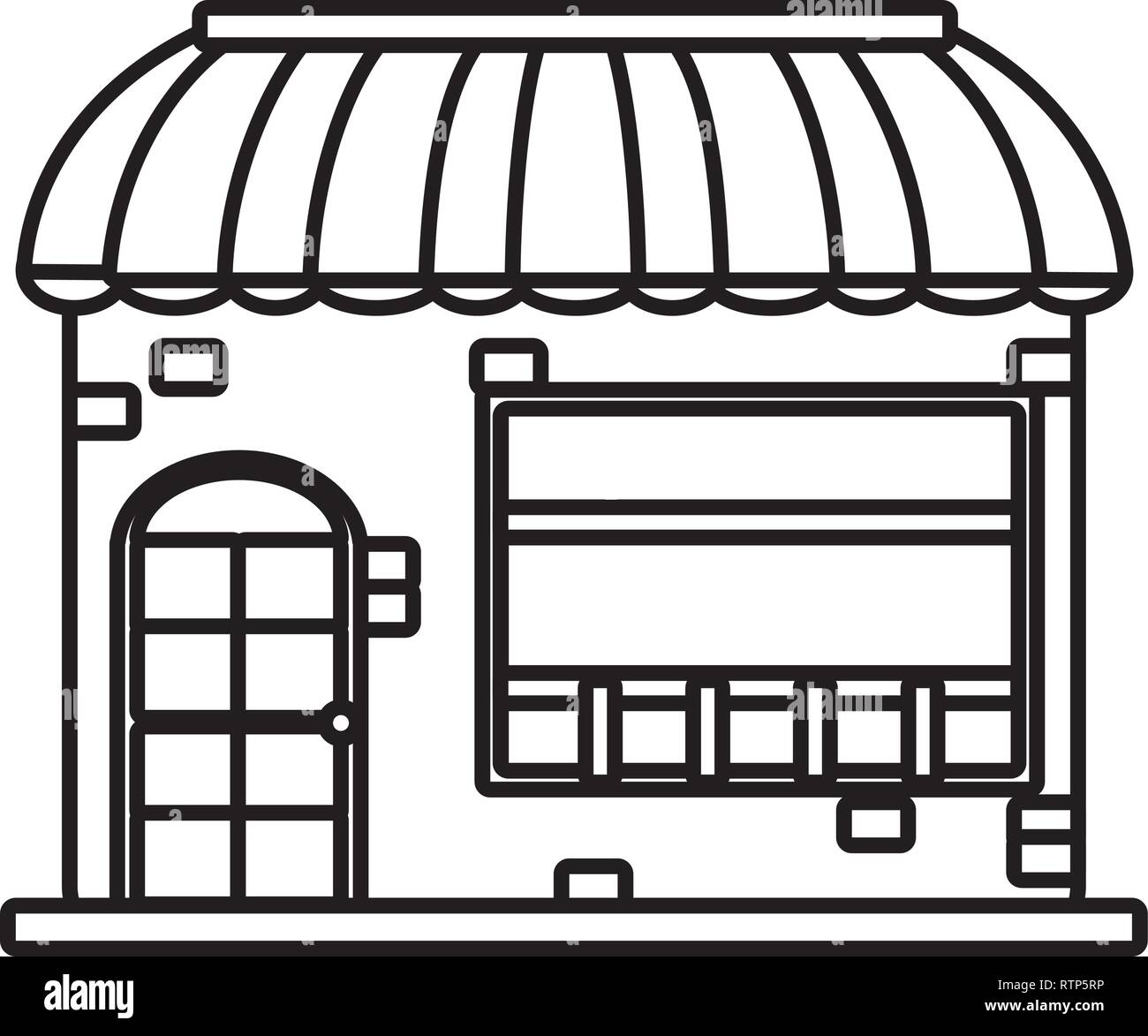 Shopping mall exterior graphic black white sketch illustration vector Stock  Vector Image & Art - Alamy
