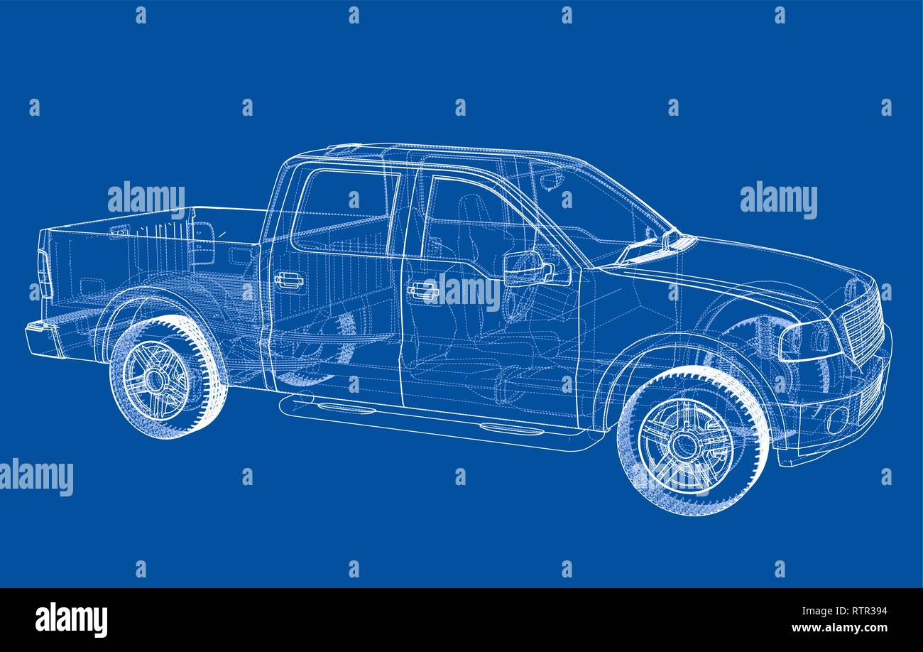 Vector car silhouettes. Rendering of 3d Stock Vector Image & Art - Alamy