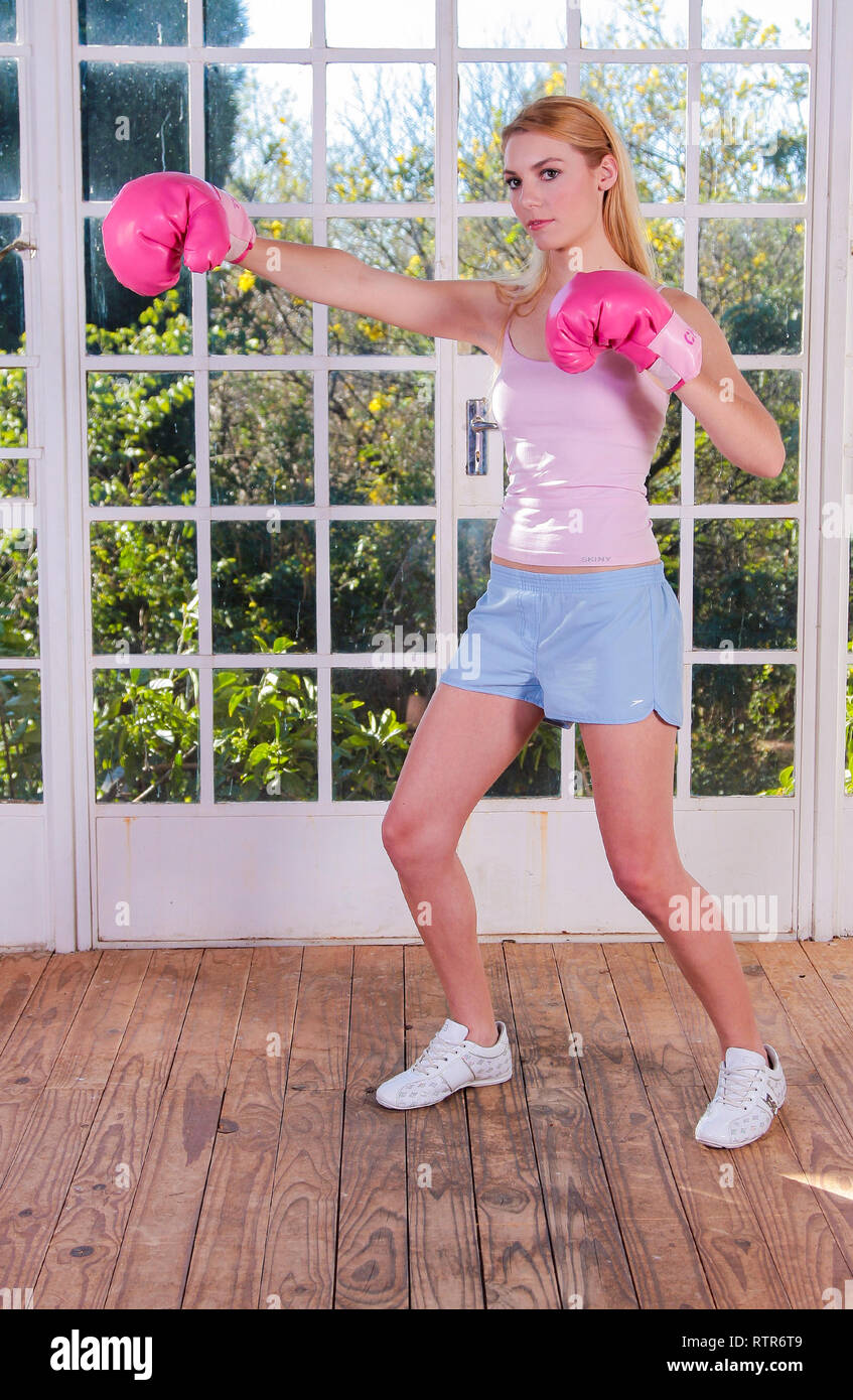 Johannesburg, South Africa June 25 2009 Young Caucasian Girl doing