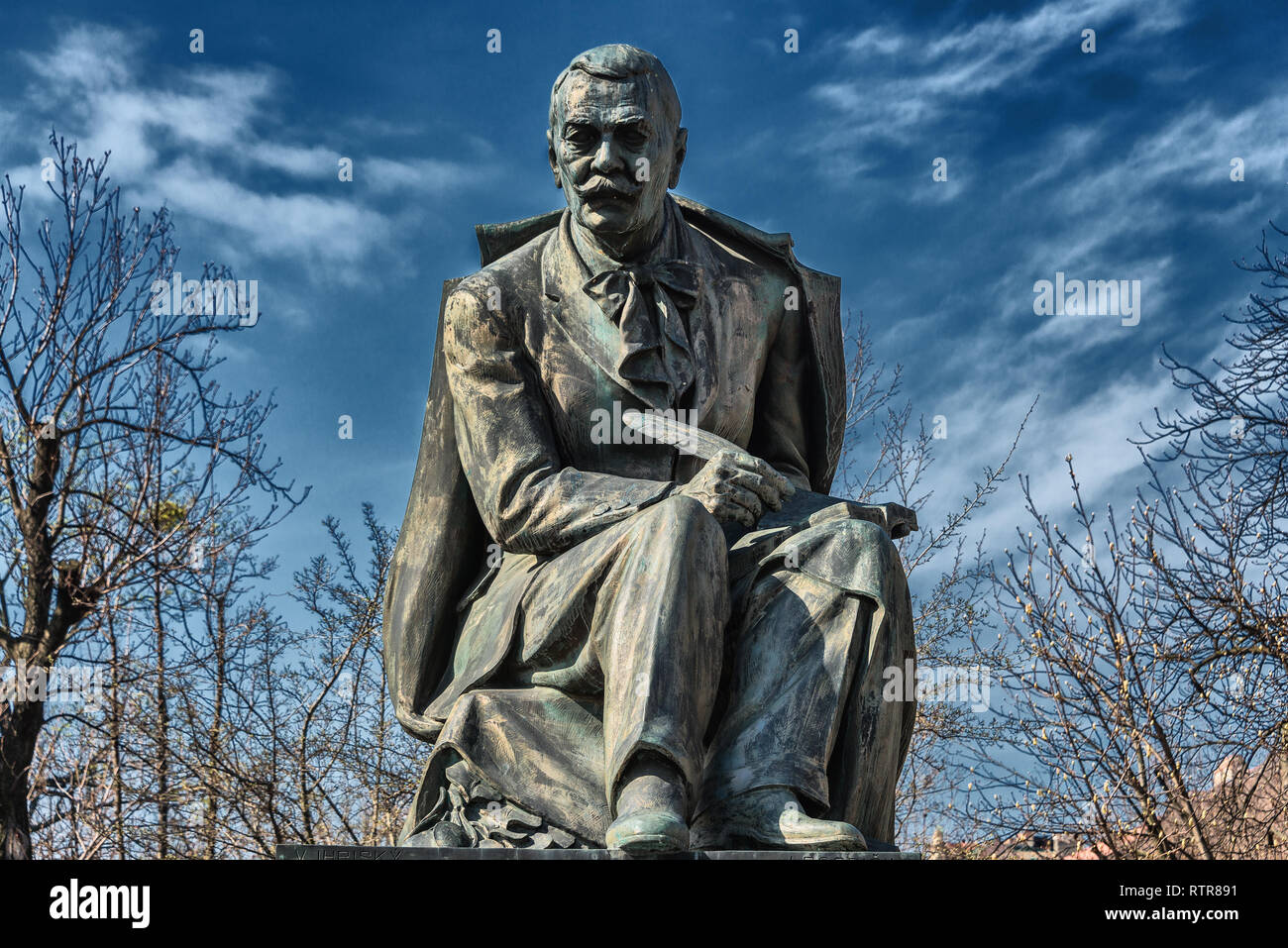 Statue of hviezdoslav hi-res stock photography and images - Alamy