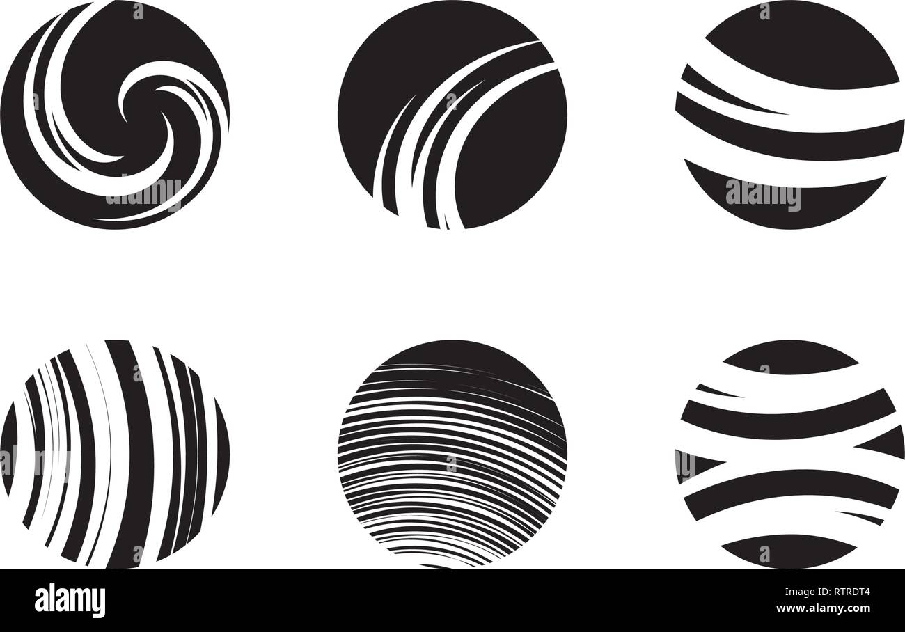 black globe icons sign vector design elements Stock Vector Image & Art ...
