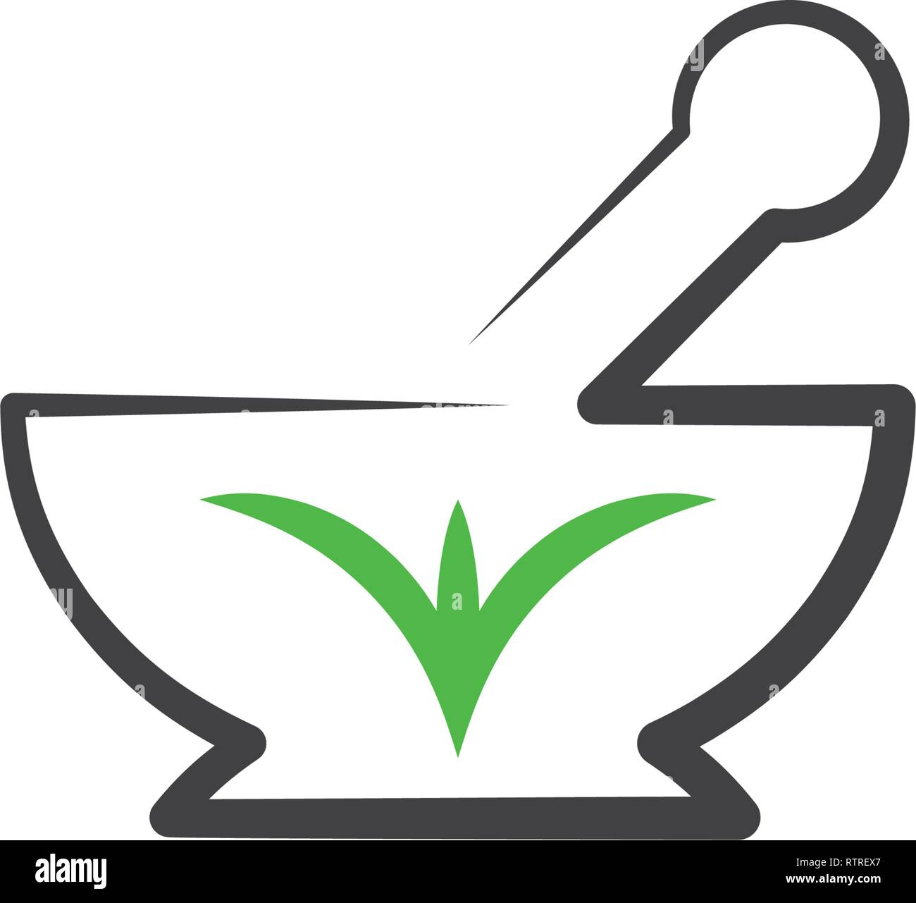 mortar and pestle logo icon pharmacy Stock Vector Image & Art Alamy
