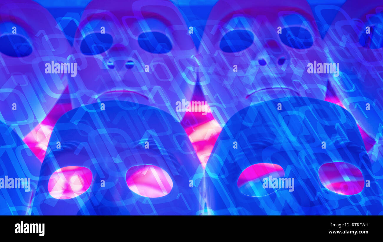Ai will transform the world, digital database abstract concept Stock Photo