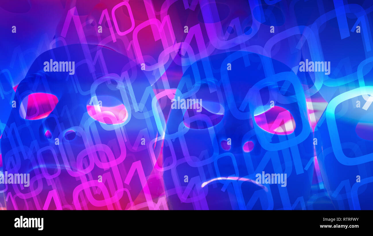 Ai and machine learning news concept background Stock Photo