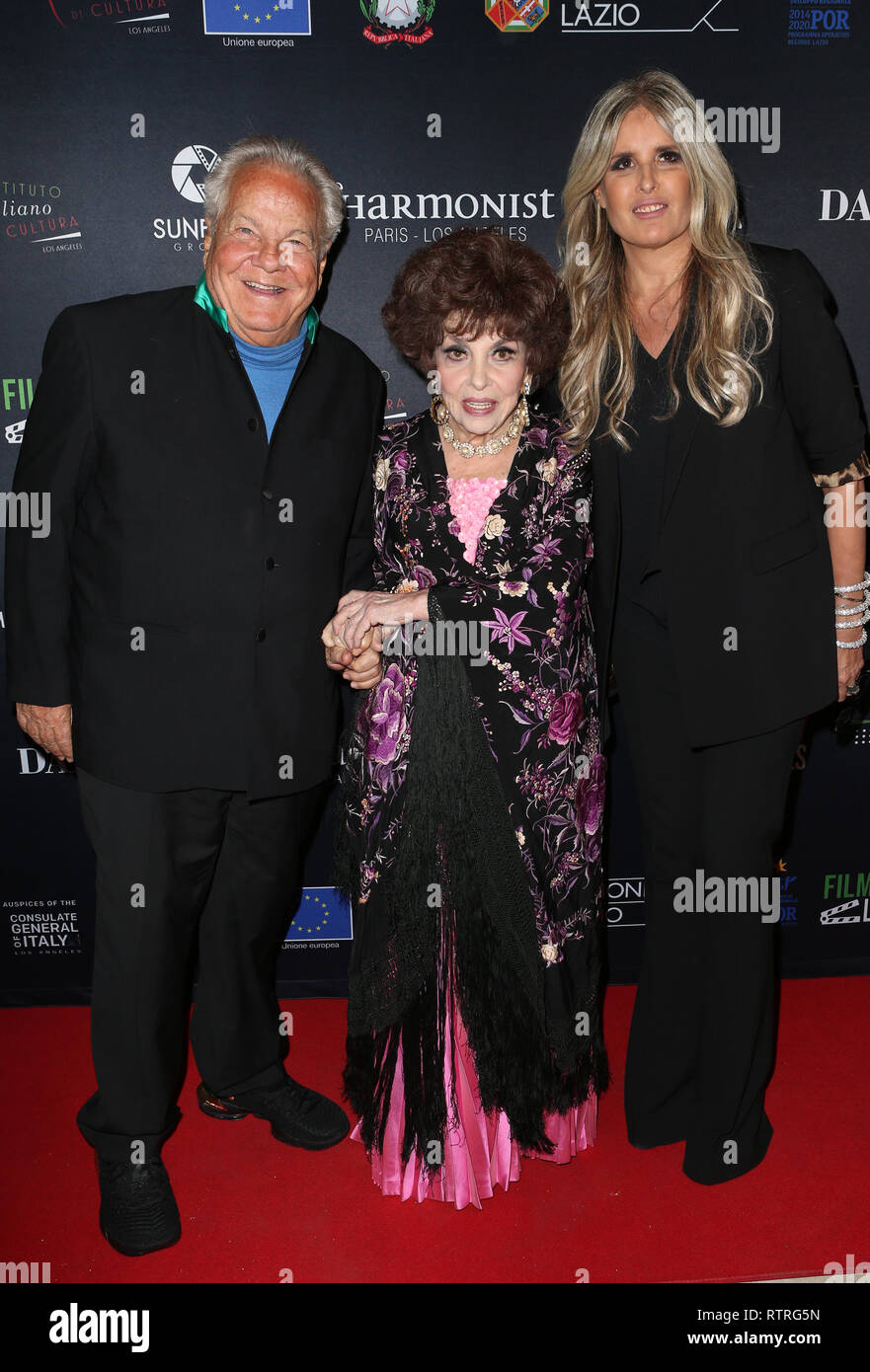Filming Italy Opening Night Featuring: Massimo Gargia, Gina ...