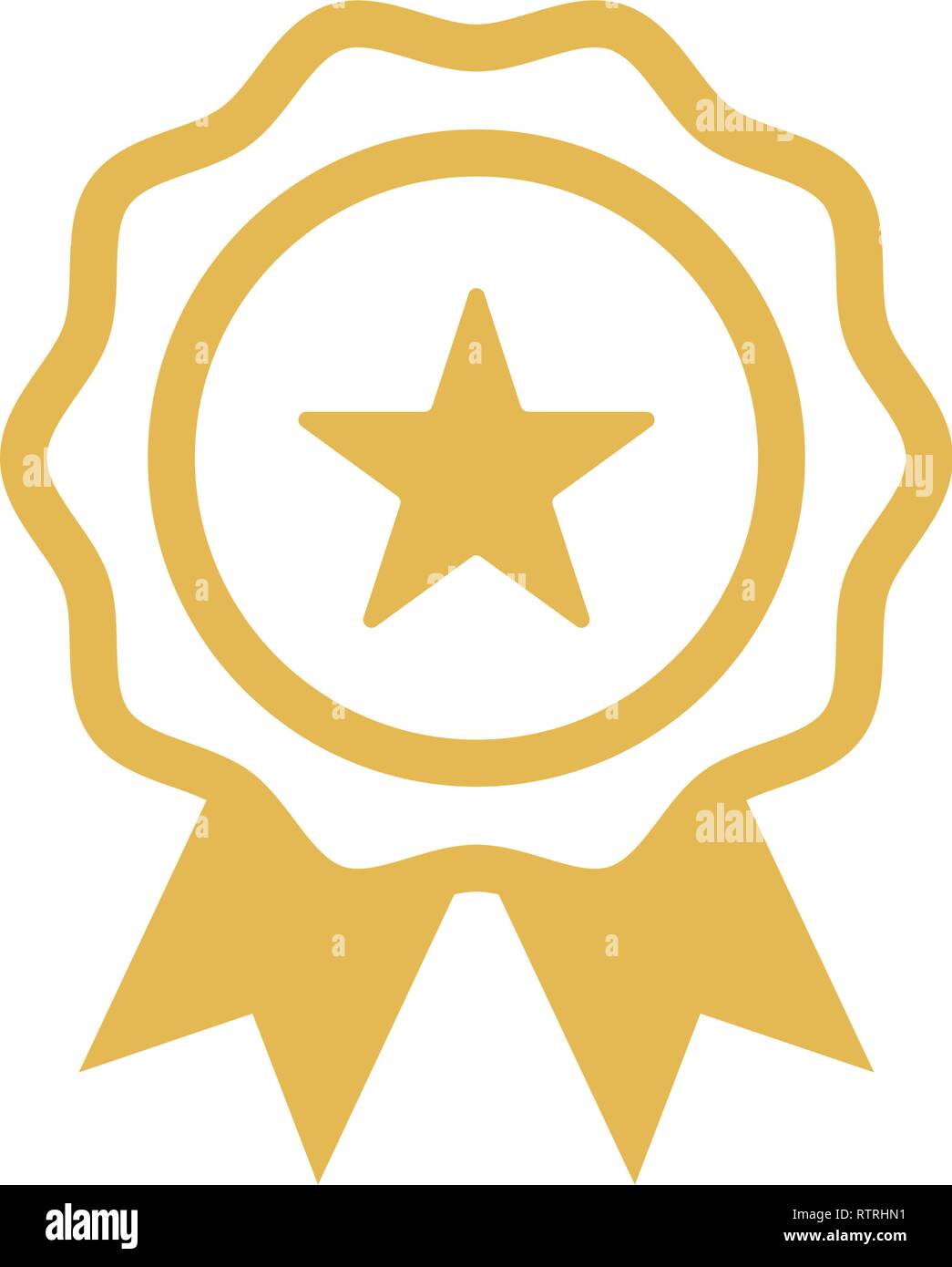 Star badge icon design template vector isolated Stock Vector Image