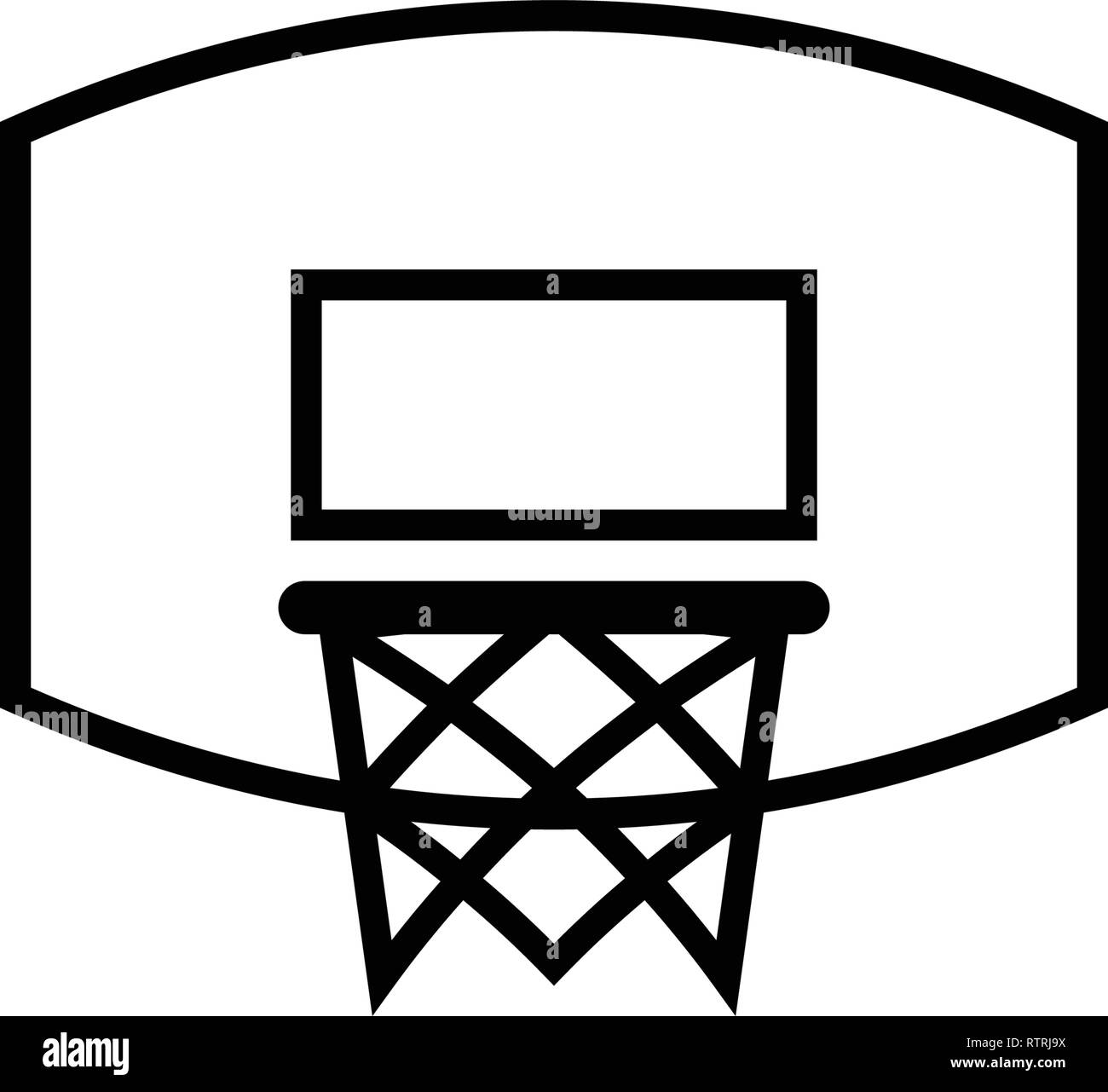 Basketball Ring Icon Logo Design Template Stock Vector (Royalty Free)  2224088487 | Shutterstock