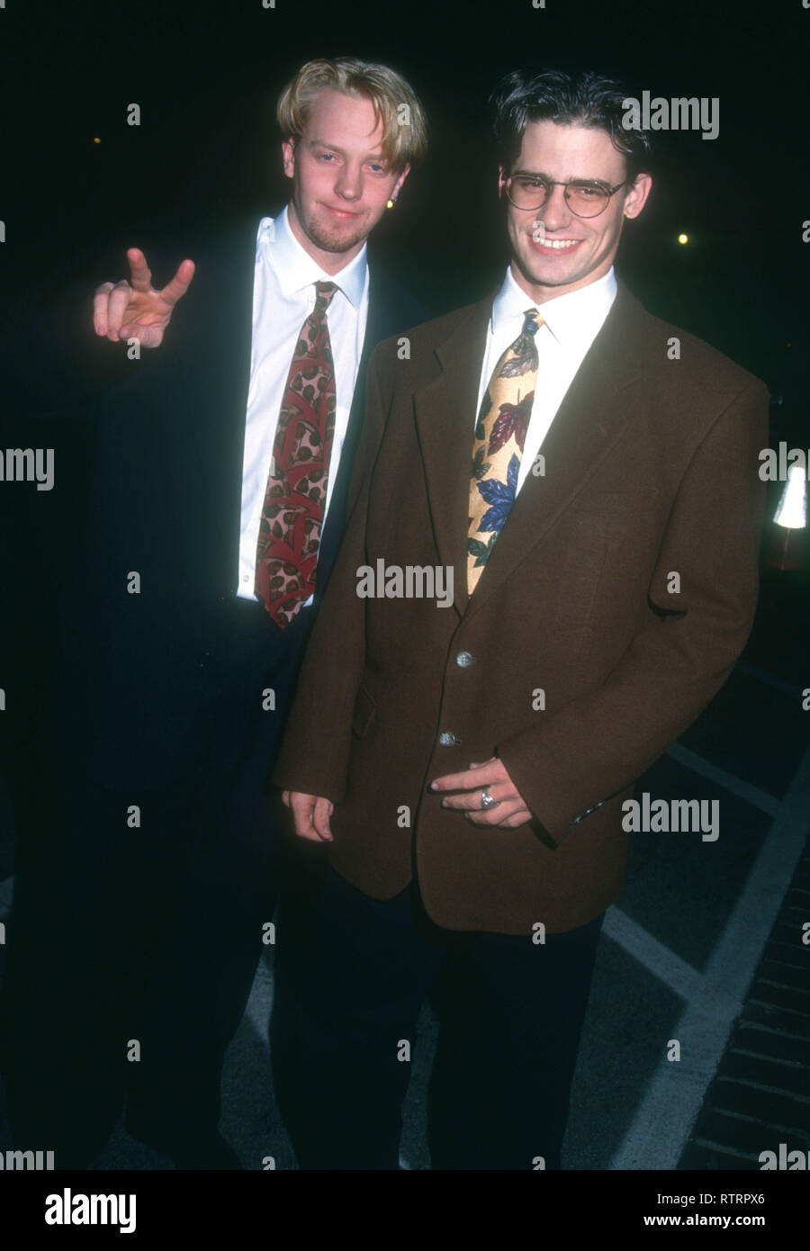 STUDIO CITY, CA - FEBRUARY 5: Actor Ivan Dudynsky and actor Mark David ...