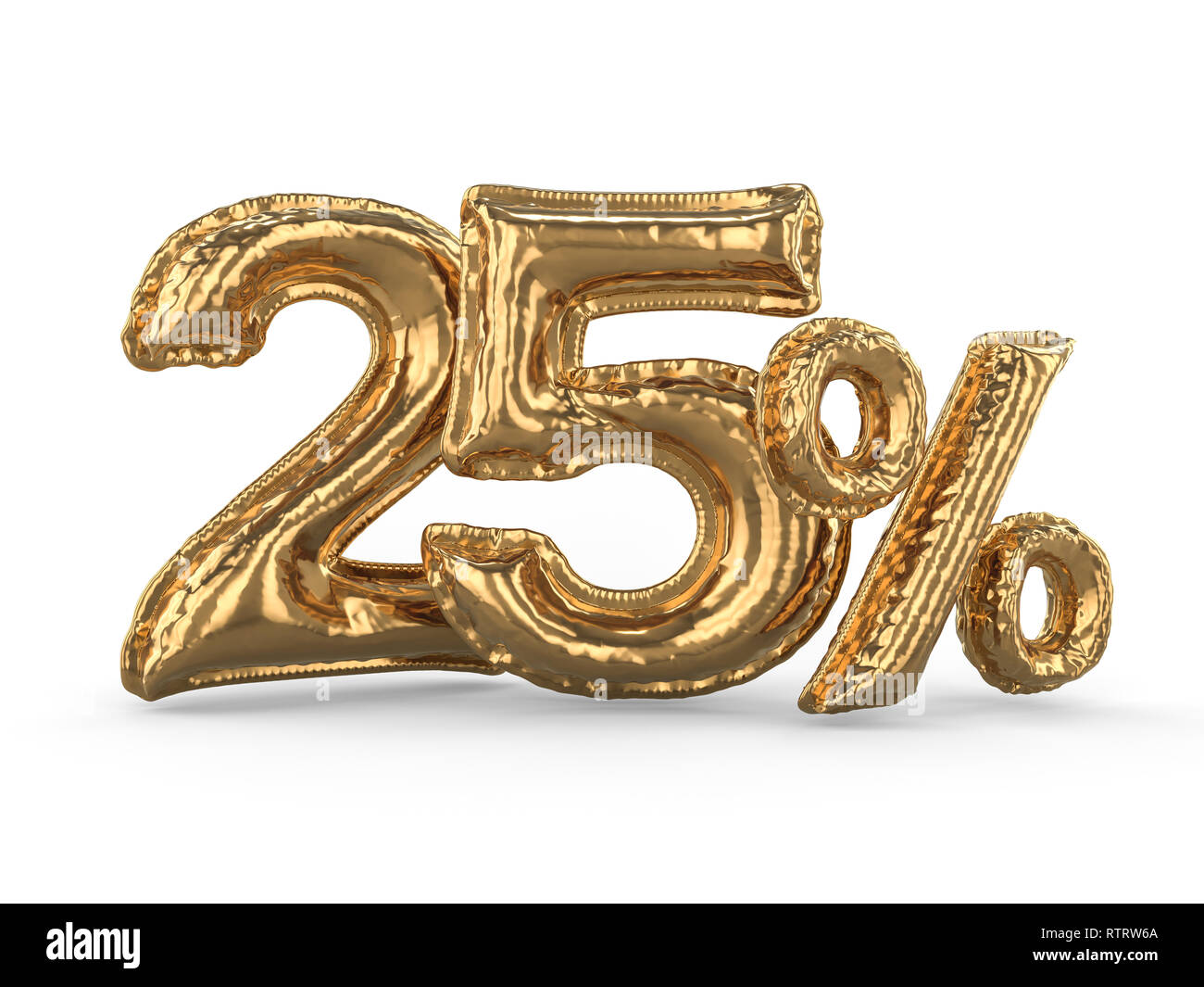 Number 24 twenty four made of rose gold inflatable balloons isolated on  white background Stock Photo - Alamy