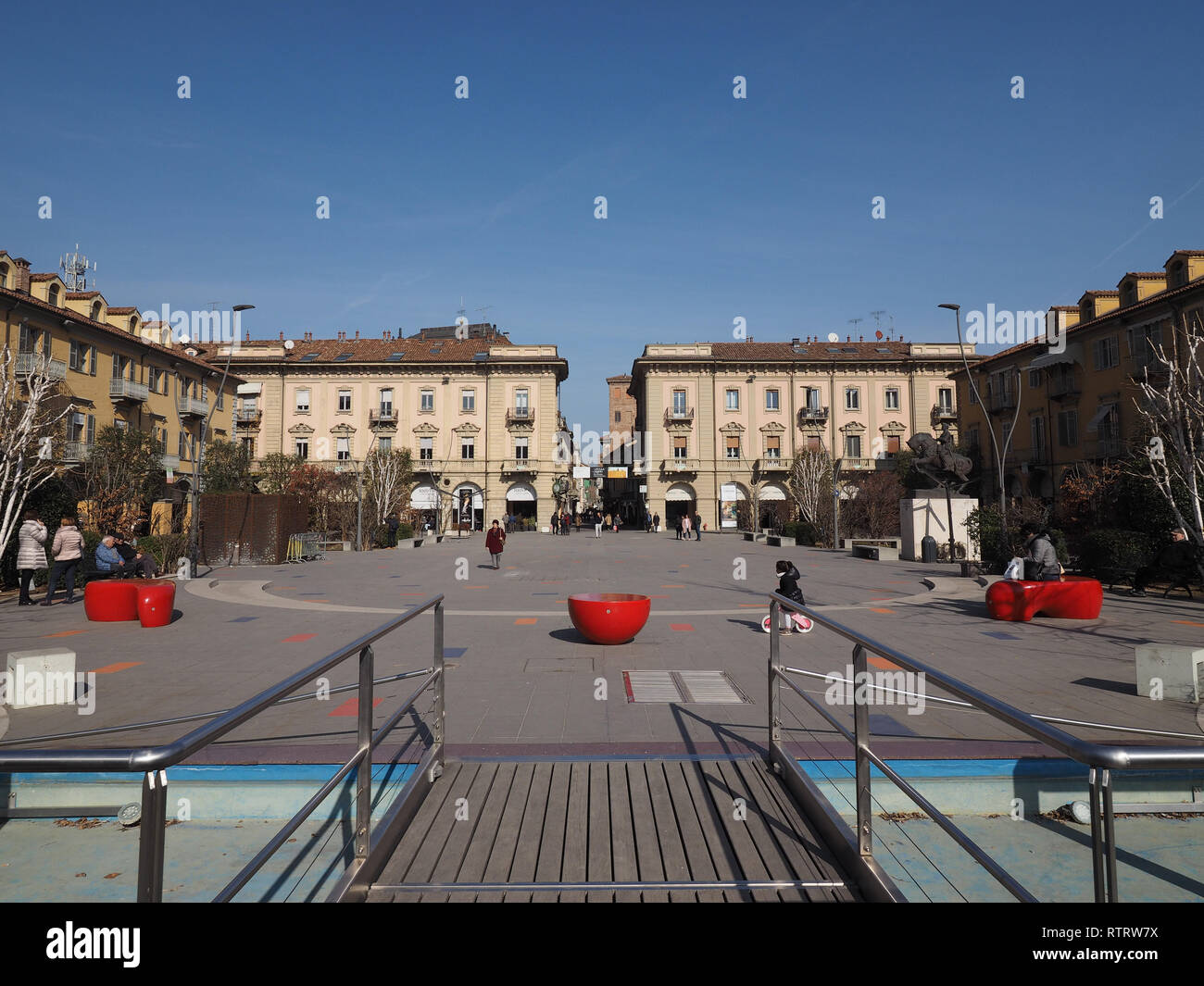 ALBA ITALY CIRCA FEBRUARY 2019 Piazza Michele Ferrero previously ALBA ITALY CIRCA FEBRUARY 2019 Piazza Michele Ferrero previously