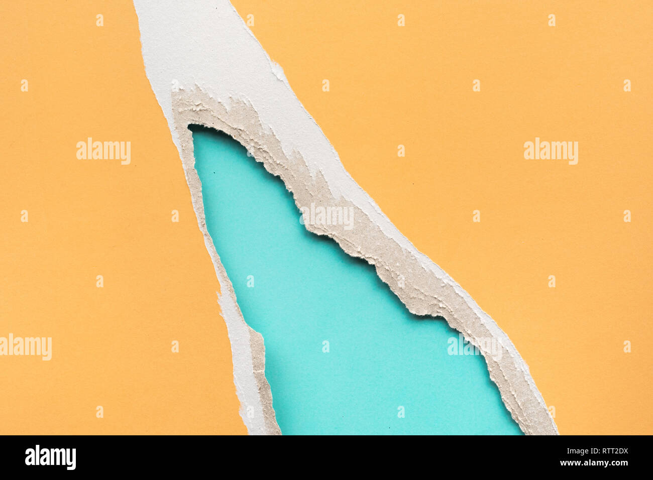 Paper cut pastel color background. Stock Photo