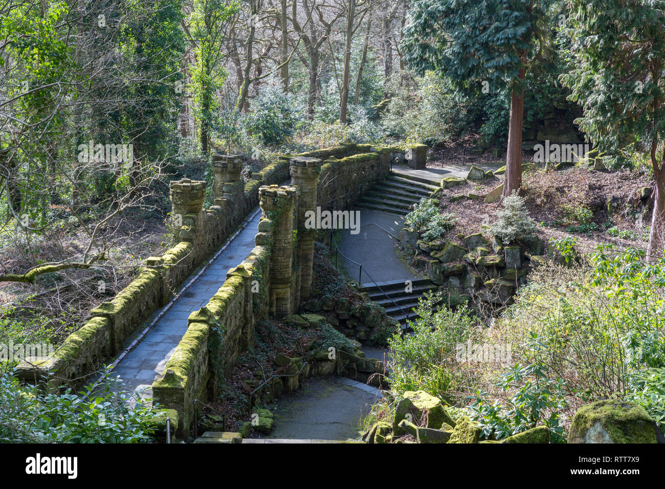 The Lower Gate, Beaumont Park, Huddersfield Stock Photo
