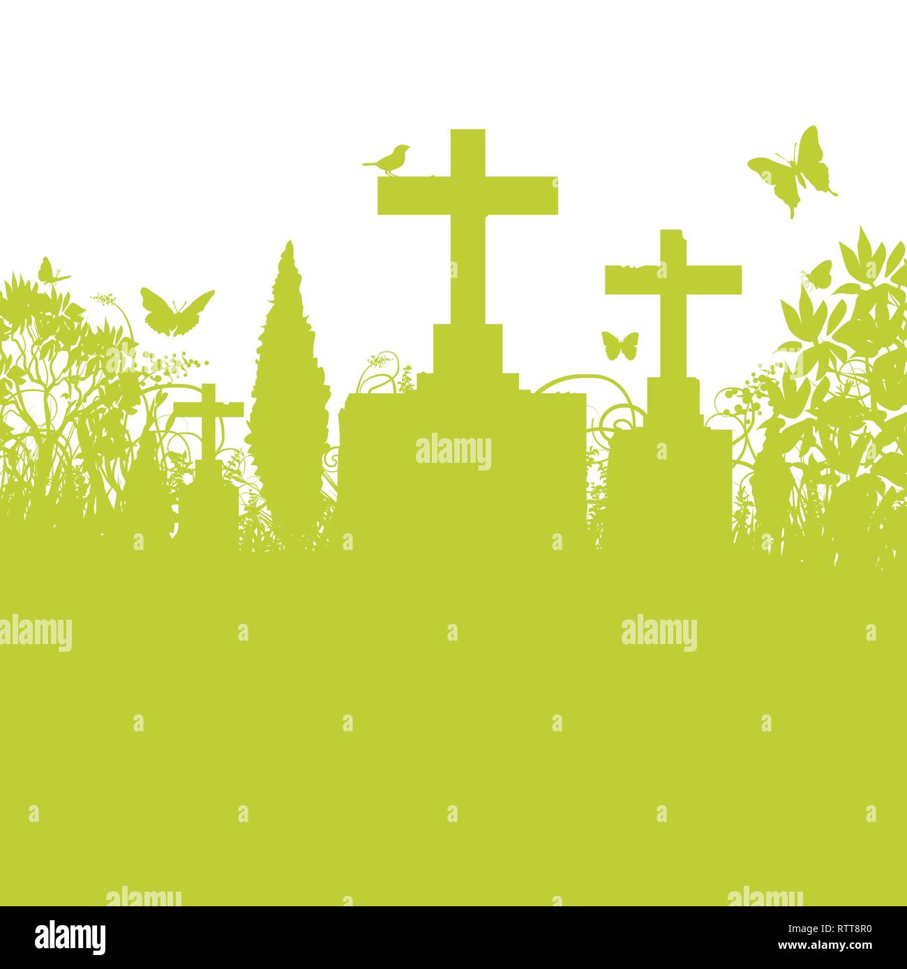 Burial grounds grave Stock Vector Images - Alamy