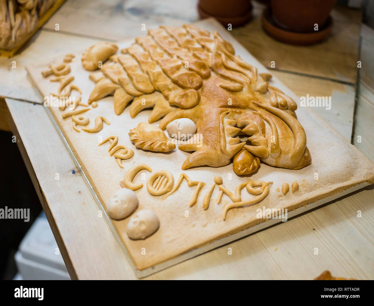 Images from the 2019 World Pasty Championship at the Eden Project, Cornwall. Stock Photo